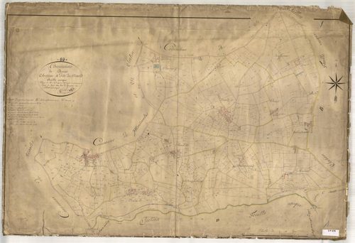 Section A dite du Piverd, feuille unique (parcelles 1-696).