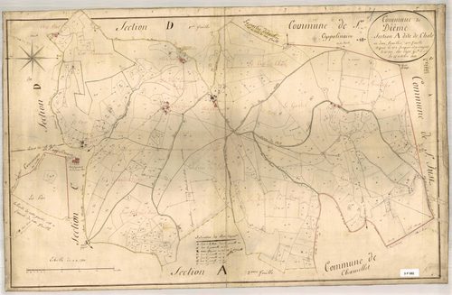Section A dite de Chale, feuille n°1 (parcelles 1-337).