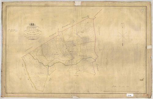 Section C dite de la Barzonnière, feuille n°2 (parcelles 333-549).