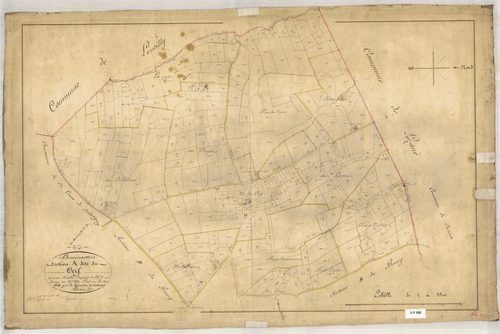 Section A dite du Cerf, feuille unique (parcelles 1-324).