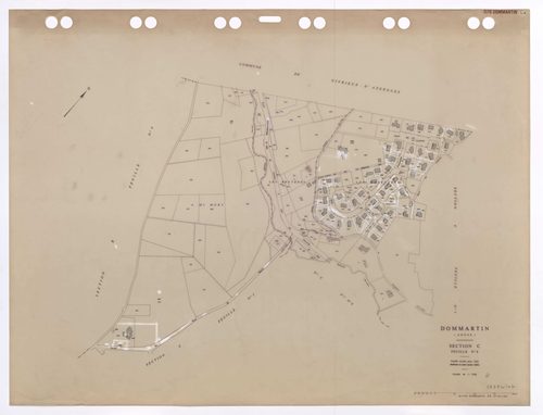 Section C feuille n°8. Plan révisé pour 1932. Edition à jour pour 1983.