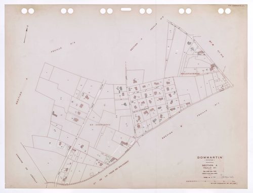Section A feuille n°1. Plan révisé pour 1932. Edition à jour pour 1985.