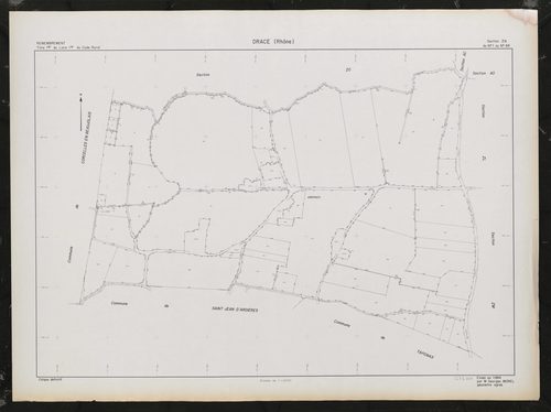 Section ZN. Plan établi en 1984.