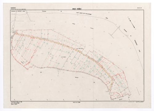Section ZE. Plan établi en 1984.