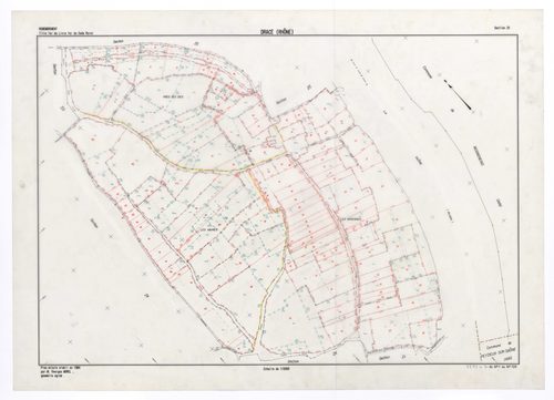Section ZH. Plan établi en 1984.