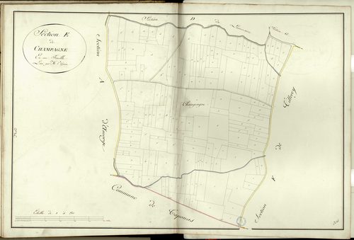 Section E dite de Champagne, feuille unique.