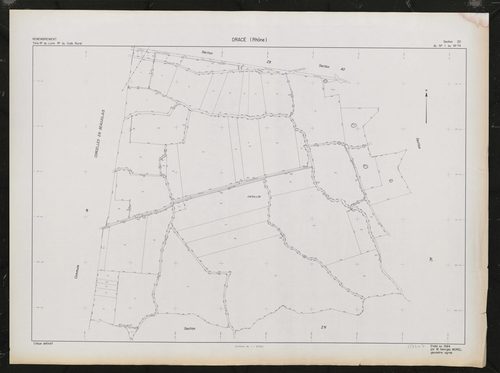 Section ZO. Plan établi en 1984.