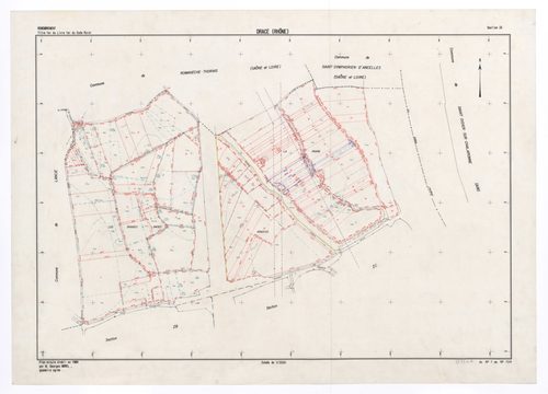 Section ZA. Plan établi en 1984.