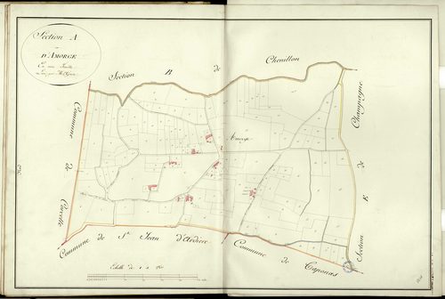 Section A dite d'Armorye, feuille unique.