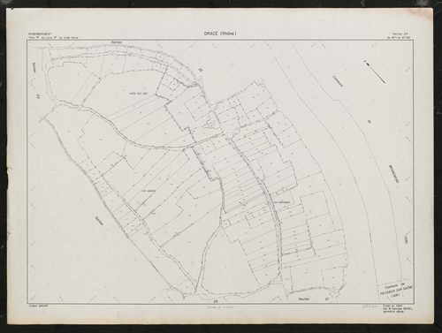 Section ZH. Plan établi en 1984.