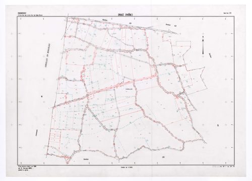 Section ZO. Plan établi en 1984.
