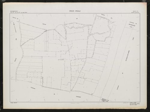 Section ZI. Plan établi en 1984.
