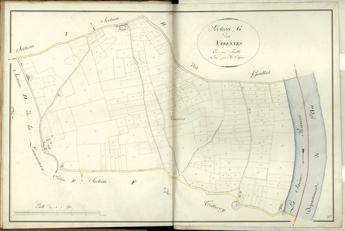 Section G dite des Varennes, feuille unique.