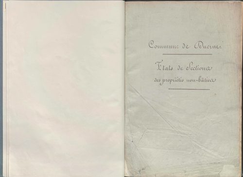 État de sections.
