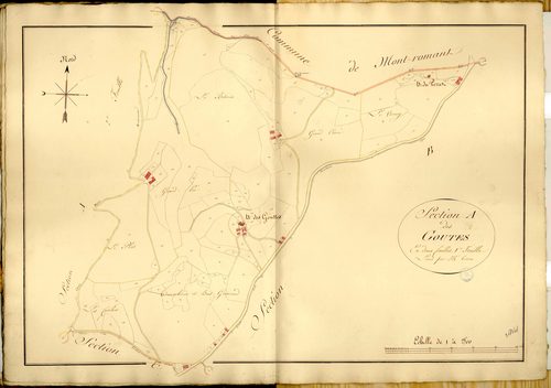 Section A dite des Gouttes, feuille n°1.