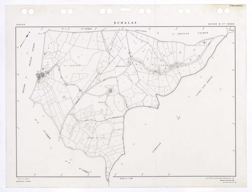 Section M feuille unique. Feuille renouvelée pour 1954. Edition à jour pour 1986.
