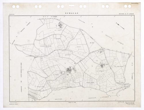 Section D feuille unique. Feuille renouvelée pour 1954. Edition à jour pour 1986.
