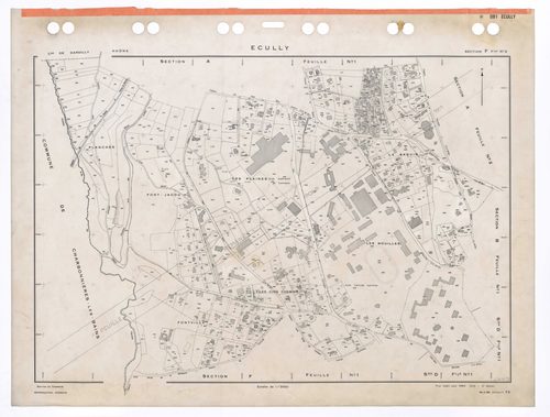 Section F feuille n°2. Plan établi pour 1953. 3e édition pour 1979. Feuille remaniée pour 1991.