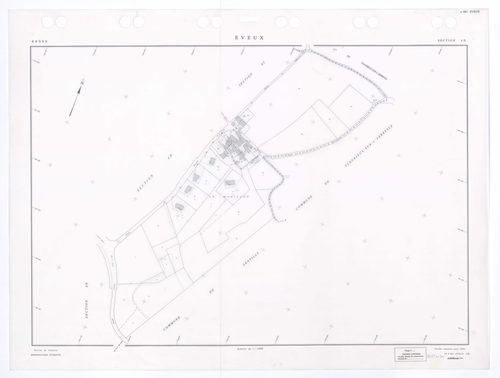 Section AD. Feuille remaniée pour 1996.
