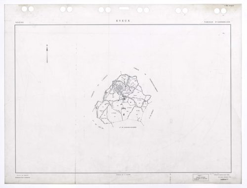Tableau d'assemblage (TA). Cadastre remanié pour 1996. Edition à jour pour 1997.