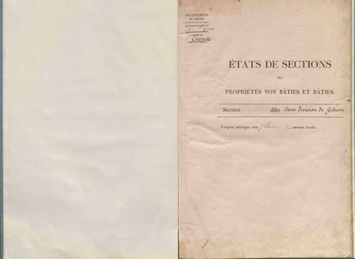 État de sections.