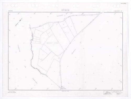 Section AK. Feuille remaniée pour 1996.