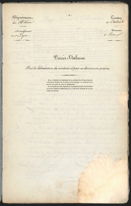 Eveux, 27 octobre 1827.