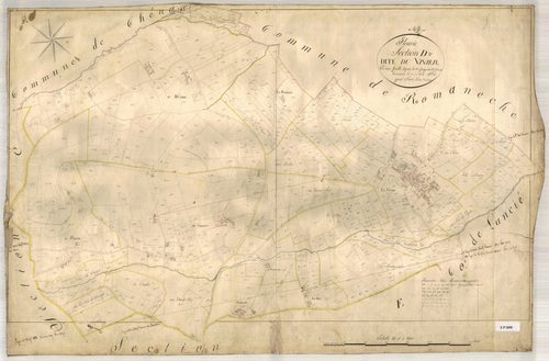 Section D dite du Vivier, feuille unique (parcelles 1-742).