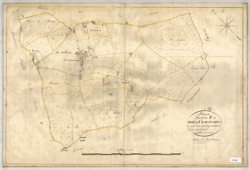Section E dite des Chafanjons, feuille unique (parcelles 1-384).