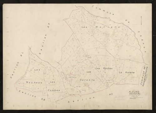 Section AC. Feuille renouvelée pour 1956.
