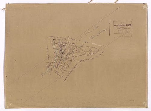 Tableau d'assemblage (TA). Plan révisé pour 1932. Feuille supprimée pour 1980.