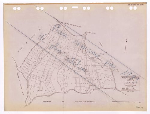 Section A 2e feuille (partie de l'ancienne feuille unique). Plan révisé pour 1932. 2e édition à jour pour 1980. Feuille supprimée pour 1989 pour remaniement.