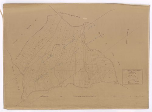 Section A 2e feuille (partie de l'ancienne feuille unique). Plan révisé pour 1932. Feuille supprimée pour 1980.