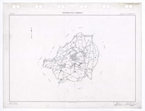 Tableau d'assemblage (TA). Cadastre remanié pour 1997. Edition à jour pour 1998.
