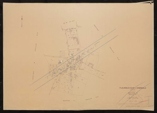 Section C 1ère feuille. Cadastre révisé pour 1938. 2e édition à jour pour 1982.