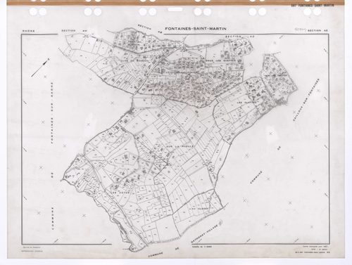 Section AE. Feuille renouvelée pour 1957. 3e édition à jour 1979.