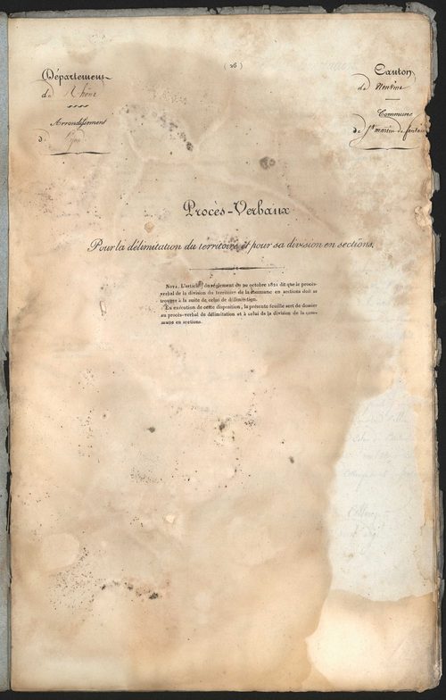 Fontaines-Saint-Martin, 3 juin 1827.