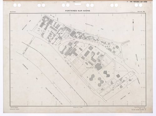 Section AL. Feuille renouvelée pour 1956. 4e édition à jour pour 1980.