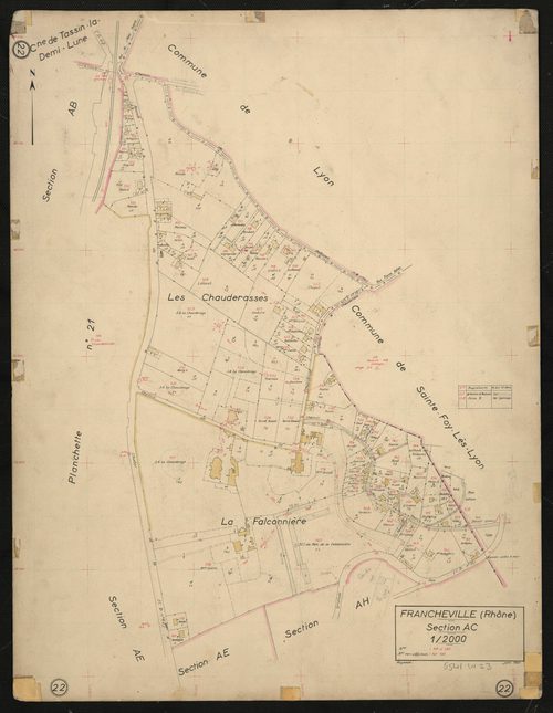 Section AC : plan n° 22.