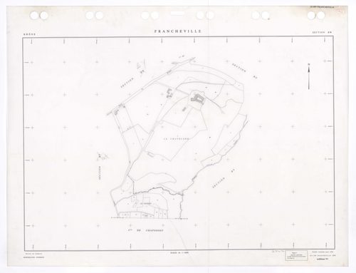 Section BW. Feuille remaniée pour 1993.