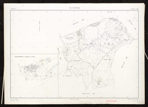 Section BE. Feuille renouvelée pour 1976.
