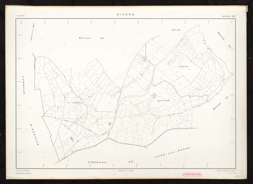 Section AZ. Feuille renouvelée pour 1976.