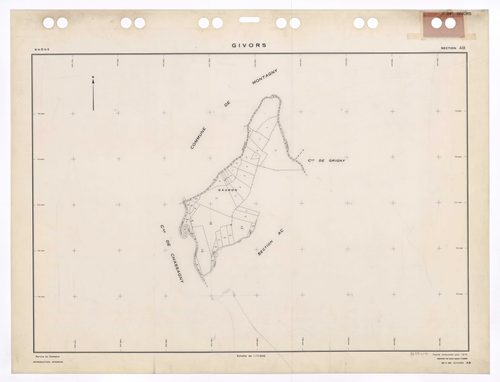 Section AB. Feuille renouvelée pour 1976. Edition à jour pour 1985.