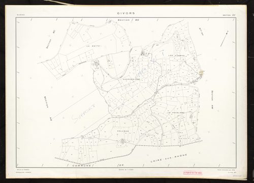 Section AY. Feuille renouvelée pour 1976.