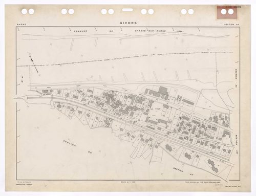 Section AV. Feuille renouvelée pour 1976. Edition à jour pour 1985.