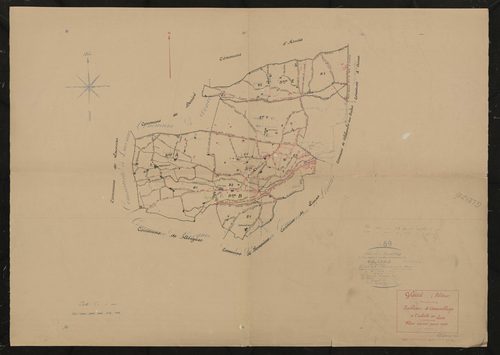Tableau d'assemblage (TA). Plan révisé pour 1935.
