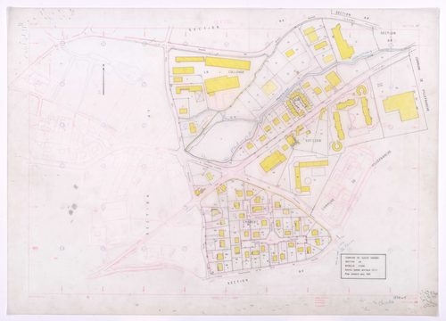Section AS. Plan remanié pour 1990.