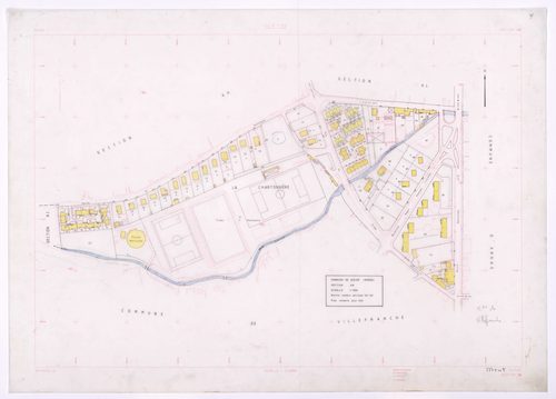 Section AM. Plan remanié pour 1990.