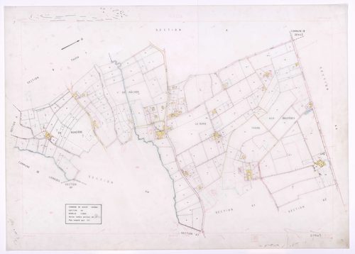 Section AX. Plan remanié pour 1991.