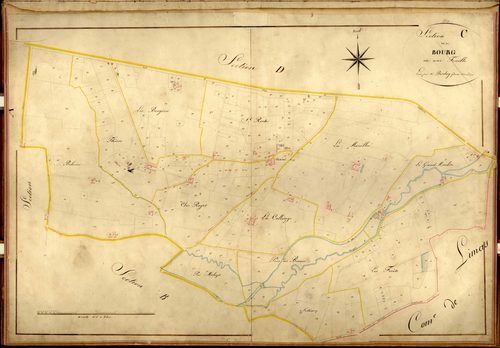 Section C dite du Bourg, feuille unique.